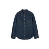 LAP Front Pocket Basic Denim Shirt Aq3Db870
