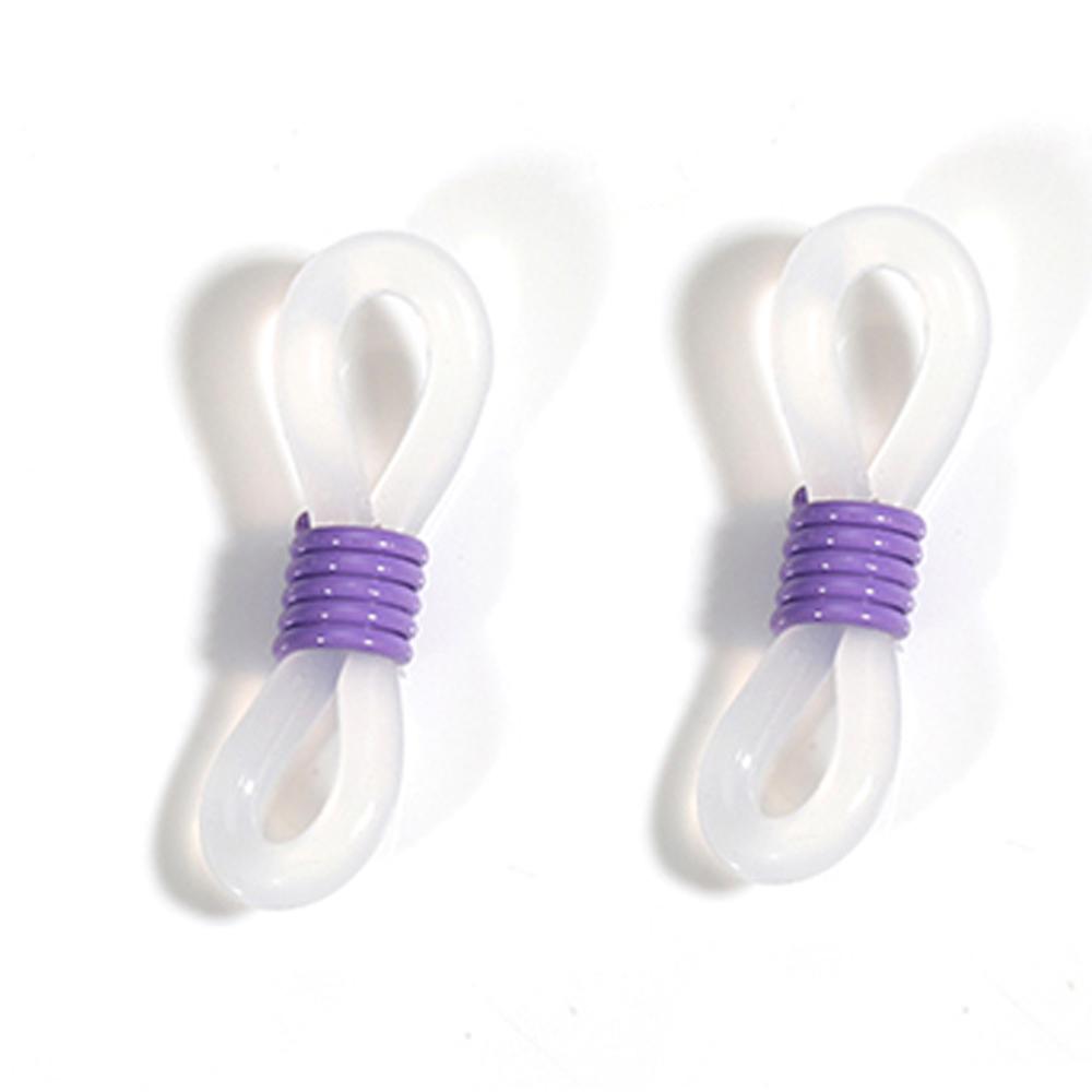 50pcs Eyeglasses Chain Rubber Connector Spectacle Frame Connector Retainer for Sunglasses Holder Chain Necklace Accessories