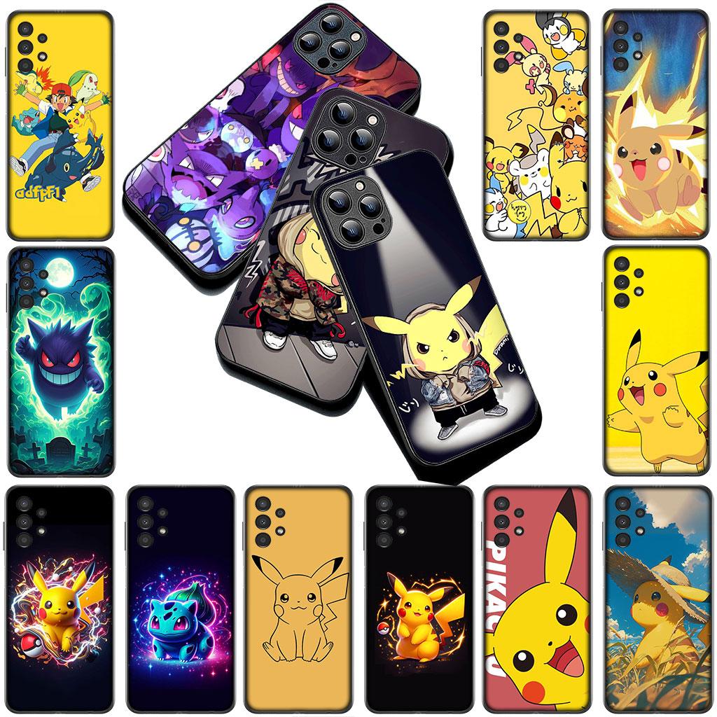 Phone Cover for Motorola Moto G22 G23 G32 G53 G60 G72 G64 G20 G8 G9 Plus Power E13 E20 E32 Case Gengar P-Pokemons GO P-Pikachus