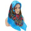 Ethnic Style Gold Thread Printed Square Summer Scarf