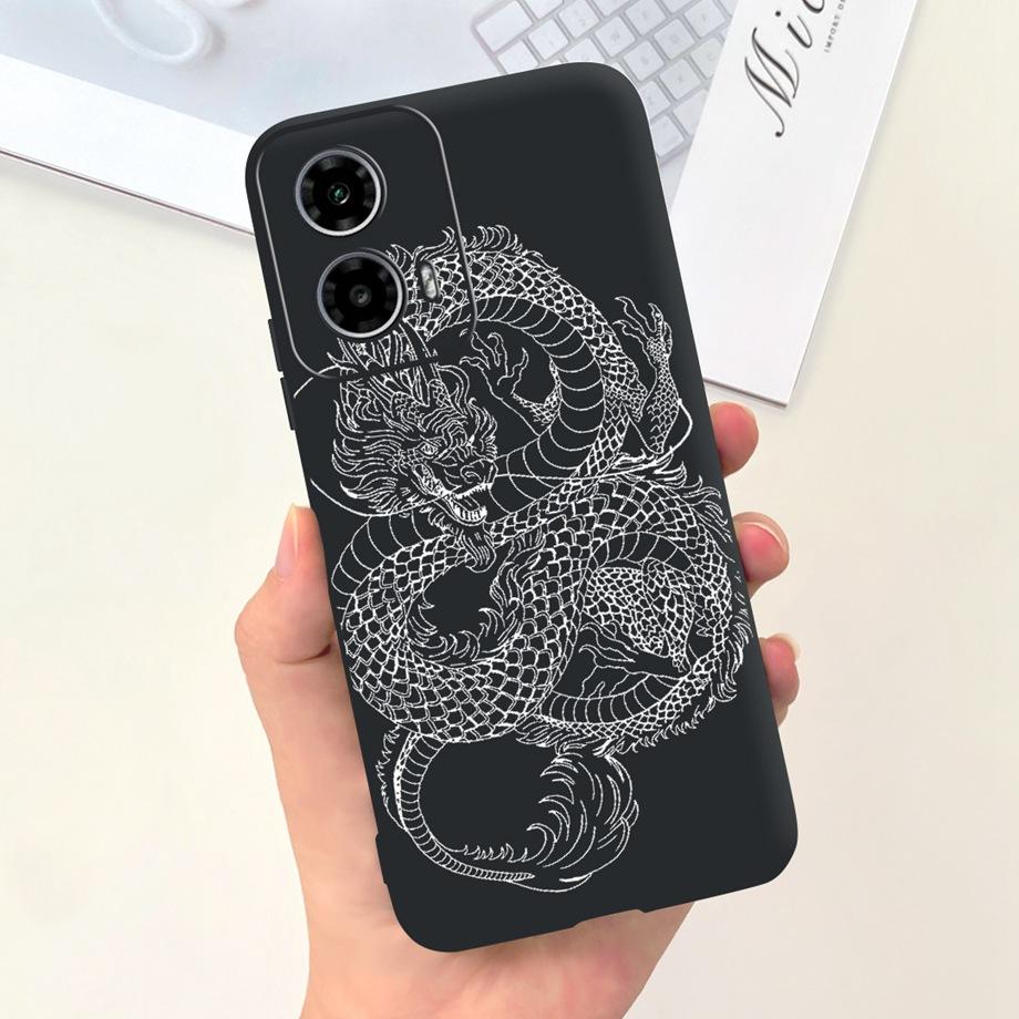 Per Motorola Moto G34 / G24 / G04 / G24 Power Custodia per Telefono Morbido Silicone Opaco Animale Cartone Animato Bumper alla Moda Per Motorola G24 G04