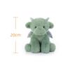 Apricot Lamb Grass Green Dragon Plush Toy for Kids, Soft and Cute Fluffy Grass Green Dragon for Girls and Boys, 20cm