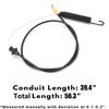 Deck Engagement Cable For 42 Inch Mower Craftsman LT2000, Troy-Bilt Pony, Bronco
