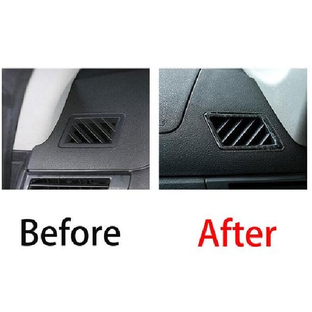 For BMW X3 E83 2006-2010 Real Carbon Fiber Dashboard Upper Air Outlet Vent Trim