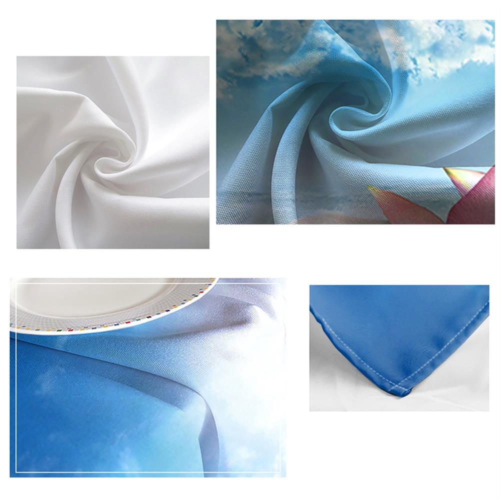[Ramadan Kareem Tischdecke] Rechteckige Polyester Elegante Ramadan Kareem Tischdecke - Perfekt für Eid-Feiern & Wohnkultur