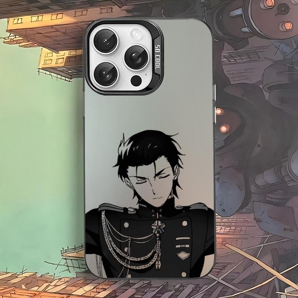 Anime Seraph of the end Guren Ichinose Phone Case For iPhone 16 15 14 13 12 11 Pro Max X XR 8 7 Plus Matte Shockproof Back Cover
