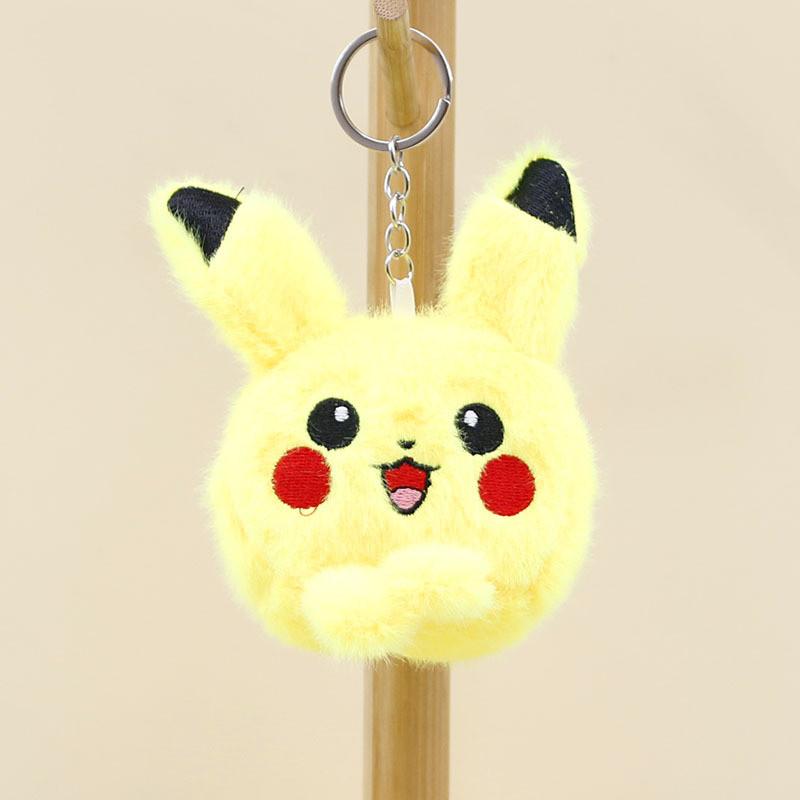 Очаровательный плюшевый брелок Пикачу, милая кукла для игрового автомата, креативная фигурка, подвеска для сумки