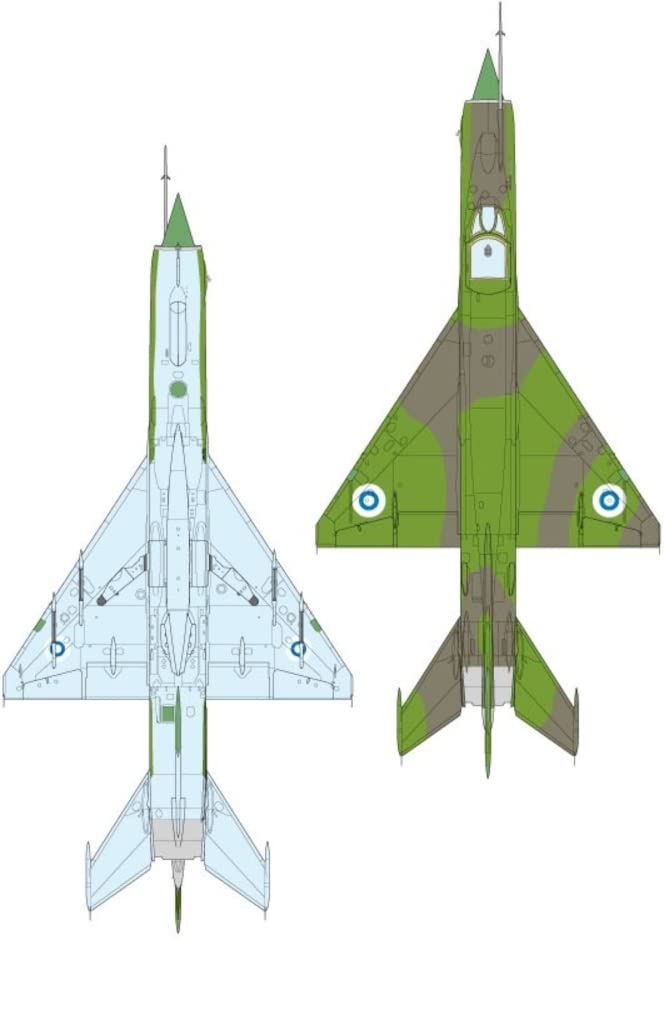 Platz 1/48 Finnish Air Force MiG-21 Bis Fishbed L Plastic Model AE-26