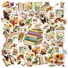 35pcs Retro Stickers Aesthetic Hand Accounting Scrapbooking Decoration Decals Diy Material Stationery Graffiti Decals Supplies