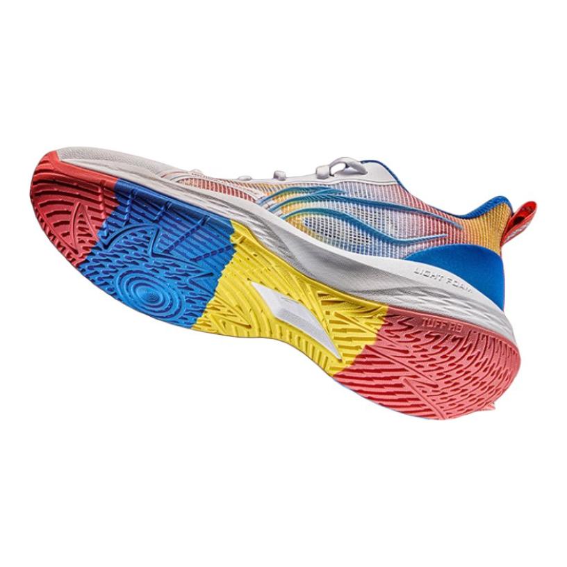 Li Ning Kids Long Fist V2 Light Foam Anti-Slip Anti-Kick Shock Absorbing Wear-Resistant Breathable Rebound Low-Top Basketball Shoes YKBU026-41