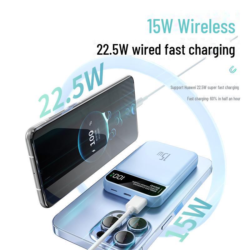 Compatible with Watches, Bluetooth Headsets, Phones, Wireless Chargers, and 22.5W Fast Charging Power Banks.