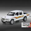 Miniatures 1/32 Toyota Hilux Off Road Pickup Truck Alloy Diecast Model Sound & Light Pull Back Toy Birthday Present for Children