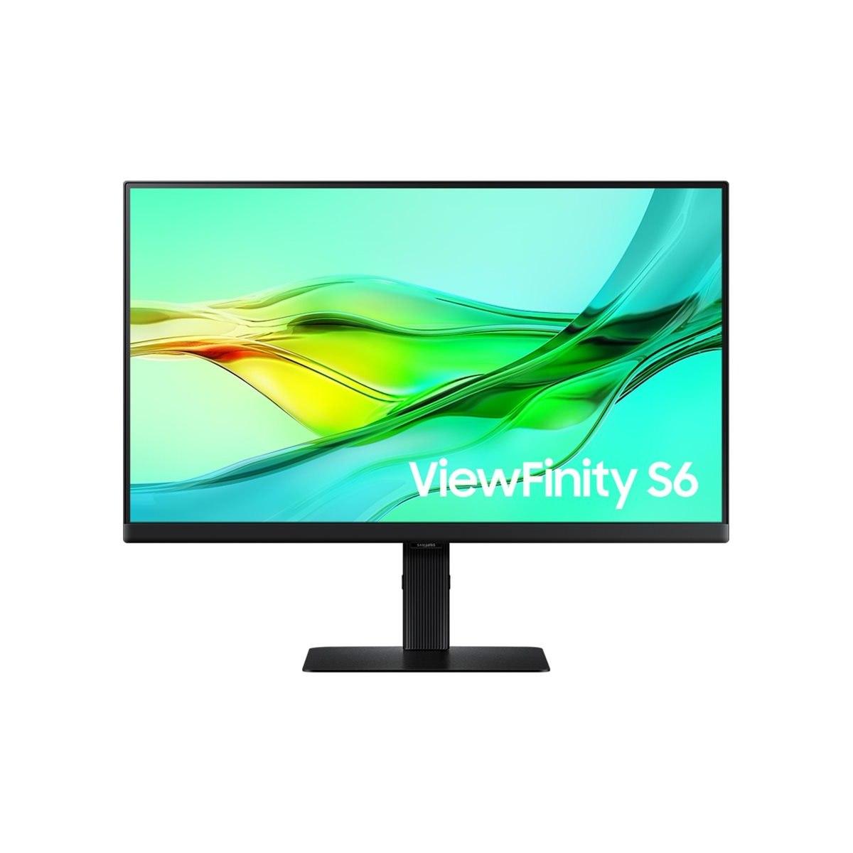Samsung Viewfinity S6 Monitor 2560x1440 24 Zoll Schwarz schwarz