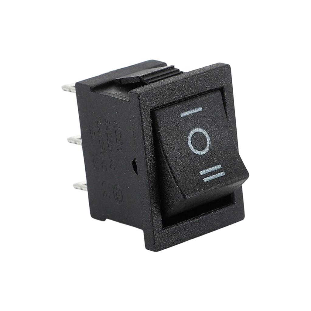 1/4/10Pcs 250V 6A 125V 10A Marine Rocker Switches Power Switches 6 Pin 3 Position Rocker Toggle Switches Easy To Install