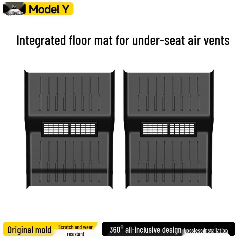 Rear Seat Kick Mats & Door Sill Protectors for Tesla Model Y (Refreshed)