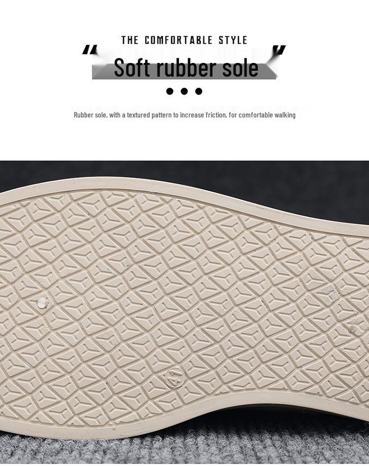 2025 Men's Trendy White Sports Sneakers - Breathable Casual Leather Shoes for Spring and Autumn