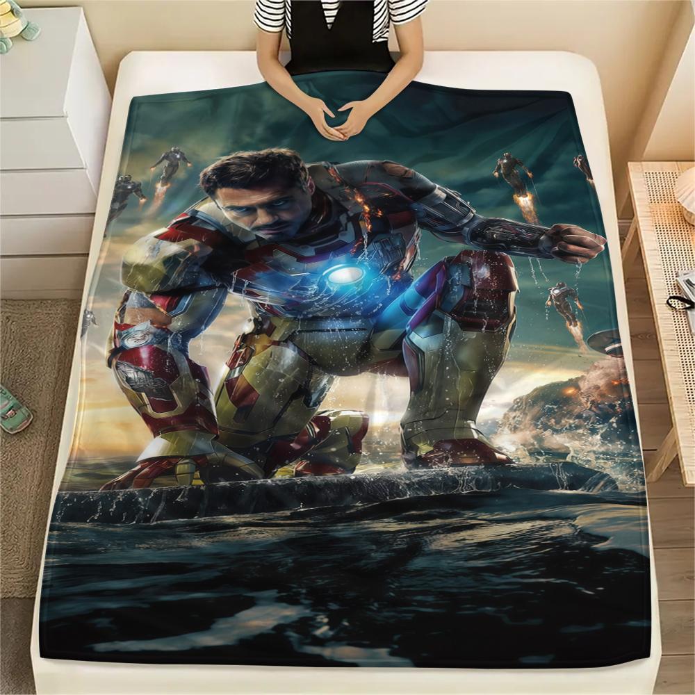 Couverture Douce en Flanelle Hulk, Imprimée pour Chambres à Coucher Canapés Lits, Convient pour Voyage Pique-nique Chaise -HYQ49