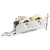 Slides Window Glides Rollers Push-Pull Window Rollers Metal Door Wheel Rollers Sliding Window Rollers Steel for Door