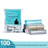 Qie E Tuan Tuan Household Thickened Disposable Garbage Bags (100 Bags/5 Rolls)