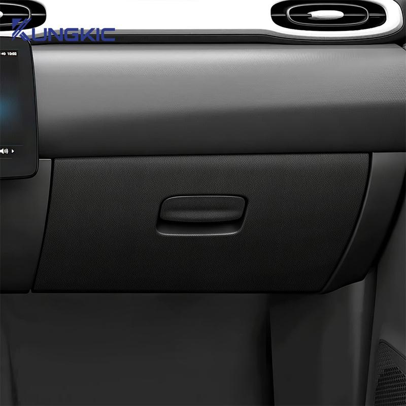 Glove Box Anti Kick Pad For Leapmotor T03 -2026 LHD Carbon Fiber Leather Grain Suede Texture Car Interior Protective Sticker
