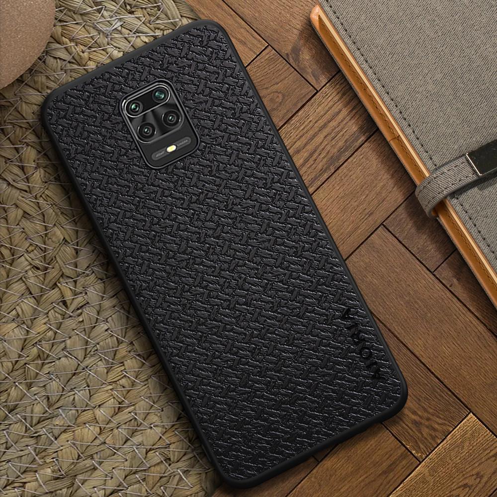 

Case for Redmi Note 9 Pro Leather phone cover Luxxury coque for Redmi Note 9S case Redmi Note 9 Pro чёрный