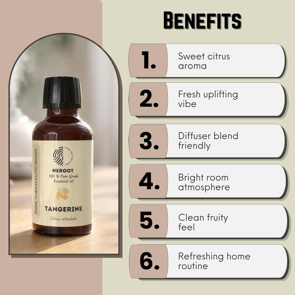 Olio Essenziale di Mandarino – Olio Puro, Aroma Naturale