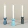 Moderner europäischer Keramik-Kerzenhalter für romantisches Abendessen Elegantes Tischmittelstück für Hochzeitstag Feiertag Heimdekoration