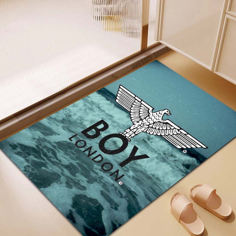 3D Eagle Logo Printed Rug — Suitable for Living Rooms, Bedrooms, Non-Slip Yoga Mats, and Outdoor Use; Ideal As A Birthday Gift