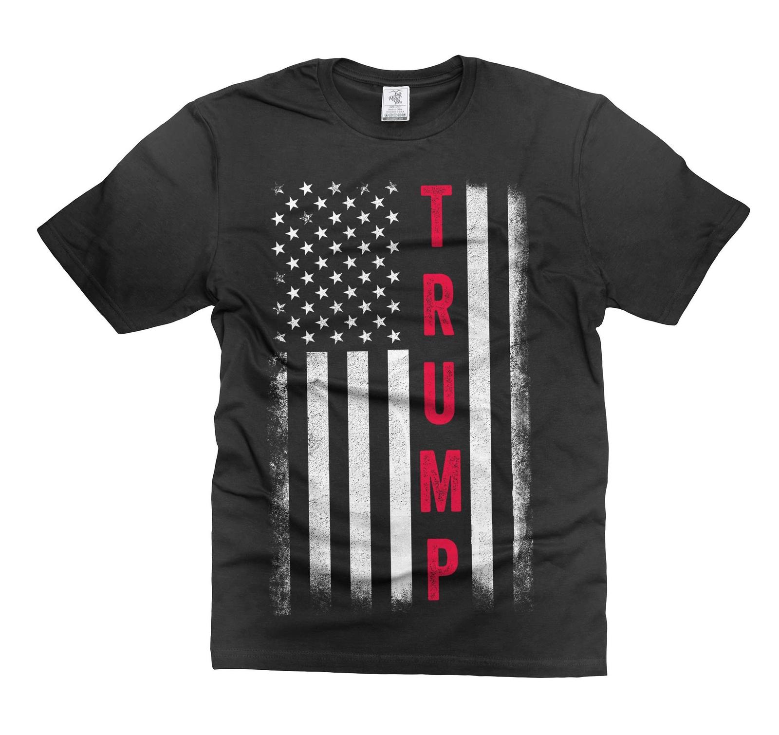 Donald Trump Flag Shirt Trump Patriotic Shirt USA Flag Tee Trump support shirt S