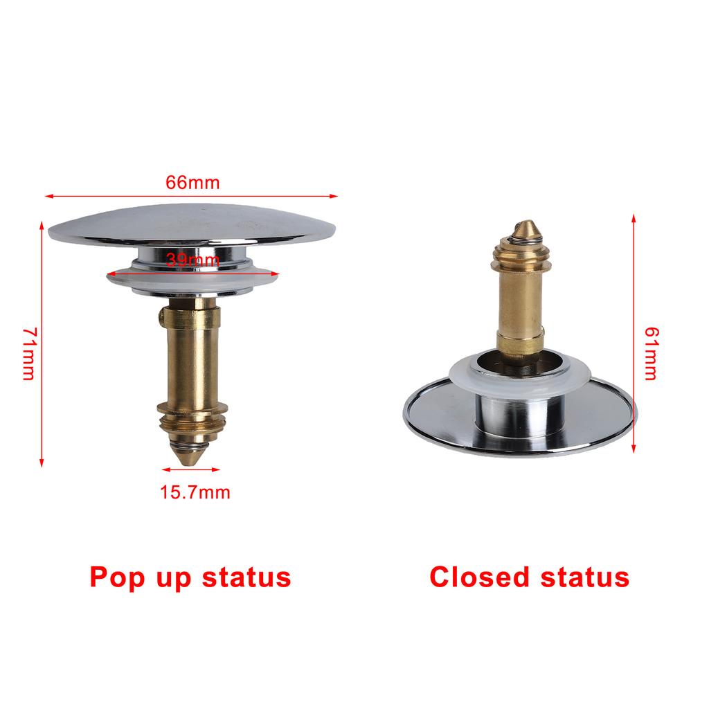 Cost-effective Upgrade Brass Drain Cover Pop-up Basin Lid