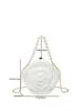 New Fashion Rose Evening Bag - European & American Stylish Box Bag with Coin & Lipstick Holder, Chain Crossbody.