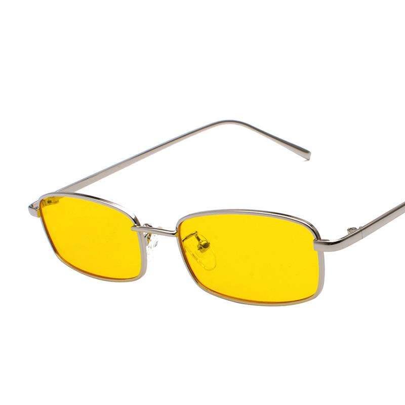 Fashion Colorful Mercury Lens Sunglasses For Men Women Small Metal Eyewear Frame Outdoor Sun Glasses UV400 Gafas De Sol