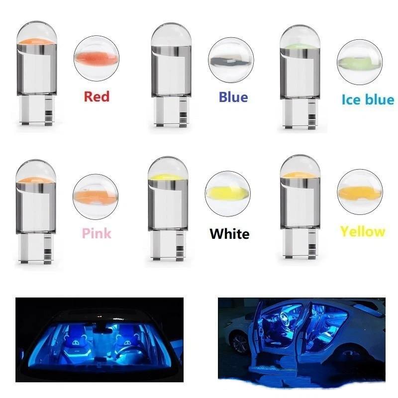 T10 LED Car Bulbs 2 Pieces Waterproof High Brightness Low Power for Auto Door Courtesy Parking Lights