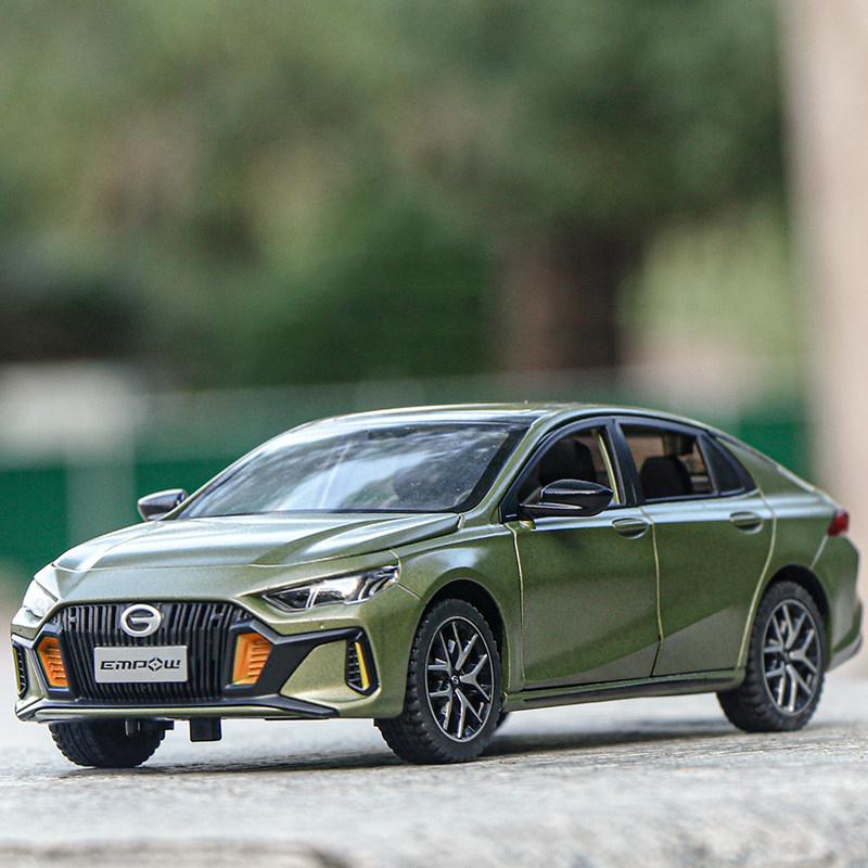 New 1/24 GAC Motor Trumpchi EMPOW Alloy Car Diecasts & Toy Vehicles Metal Toy Car Model Sound and Light Collection Kids Toy