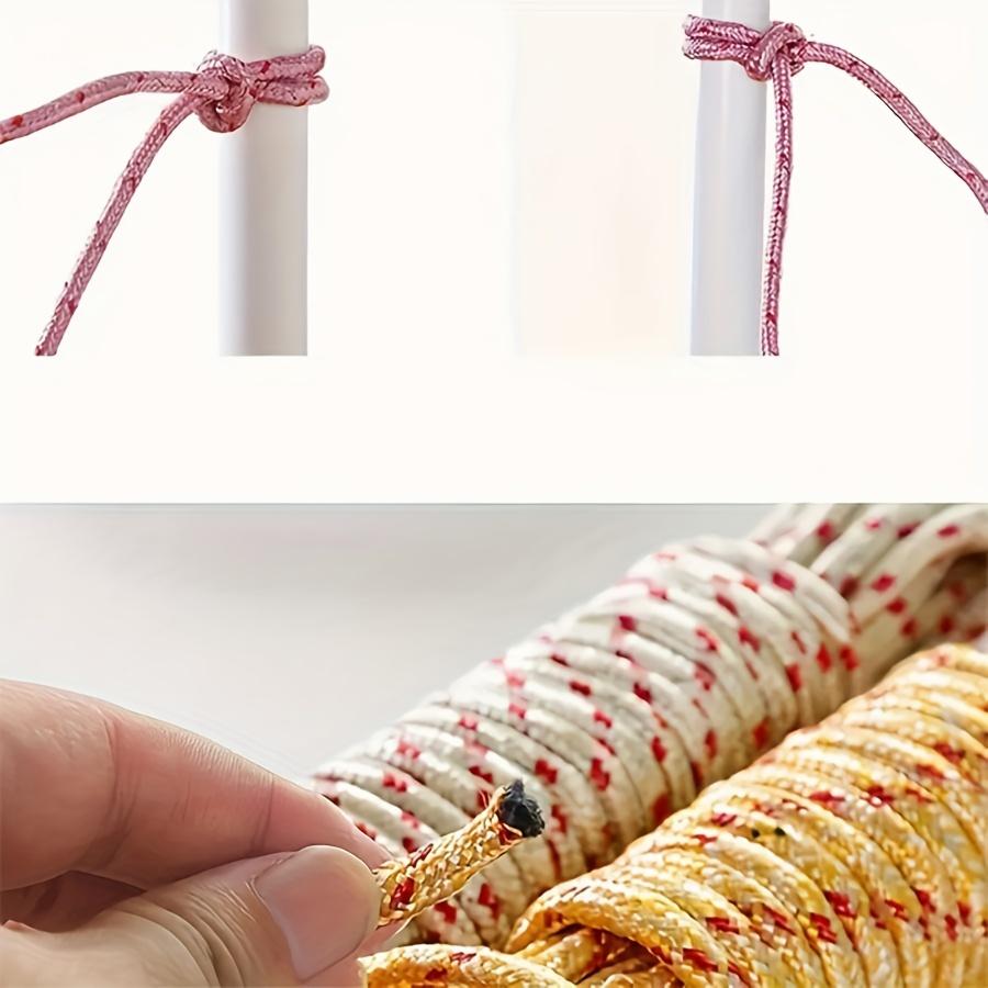 10M Laundry Hanging Rope Nylon Slip Windproof Clothesline Outdoor Drying Clothes Line Clotheslines Fixed Rope