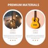 Vaguelly 1PC Wooden Guitar Soundhole Cover Guitar Block Protector Cover Feedback Reducer for Acoustic Classic Guitar Electric Guitar Accessories