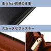 [Toyonco] Wallet Men's Long Wallet, Large Capacity, Genuine Leather, Black