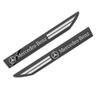 2PCS Stainless Steel Side Wing Badge Emblem Fender for Mercedes Benz C180 C200 C260 C300 W108 W124 W126 W140 W168 W169 W176 LMNOP1