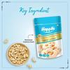 Happilo Premium Roasted and Salted Cashews 200g (Pack of 2) | Freshly Oven Roasted | Premium Kaju Nuts | Nutritious, Crunchy & Delicious