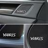 4/10pcs Car Audio Decorate 3D Aluminum Badge Emblem Sticker For Toyota Yaris 2004 2008 2018 Accessories Car-Styling