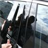 6Pc Set Door Trim Pillar Posts Gloss Black Cover Fit For Honda Odyssey 2011-2017