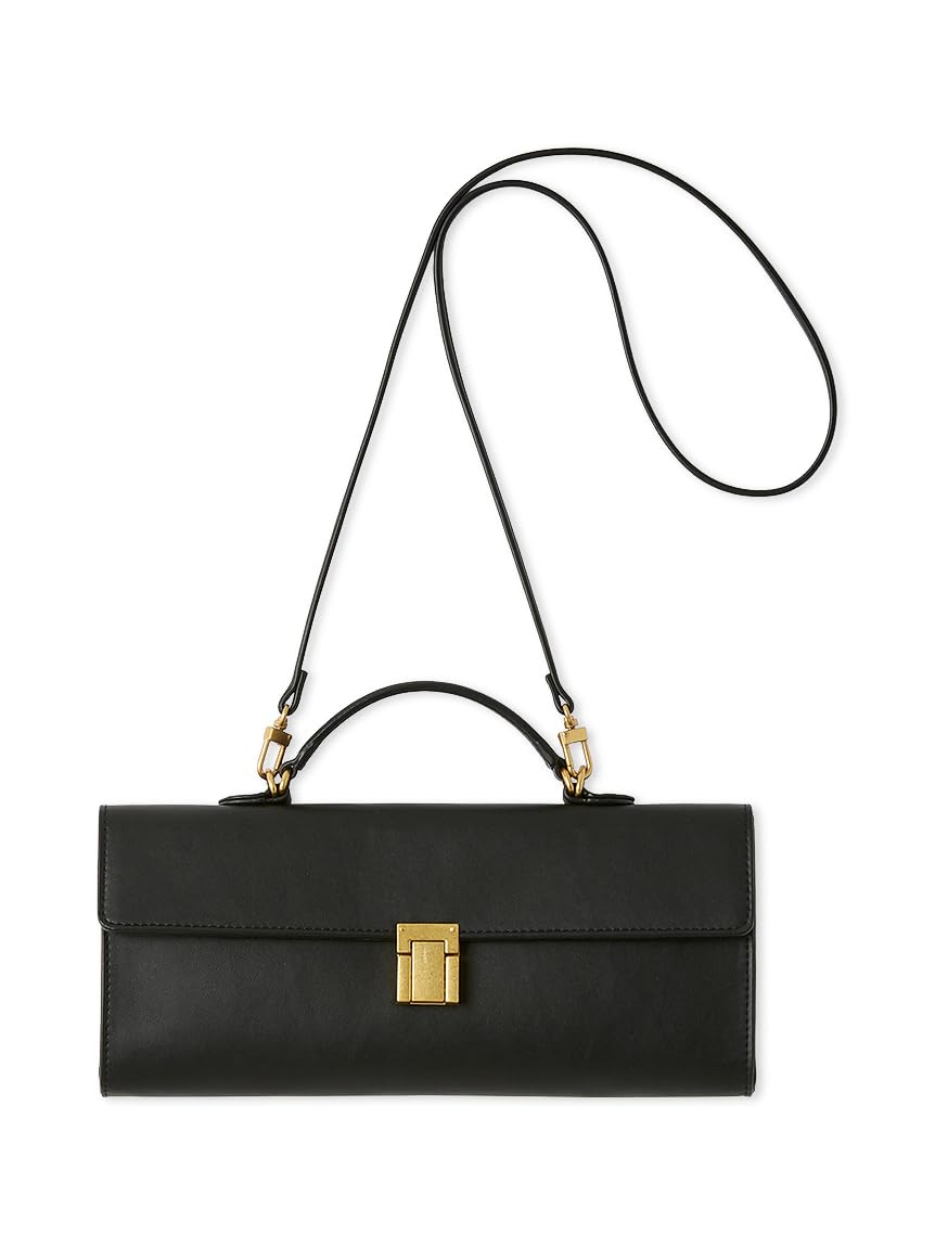 Wide Clutch Shoulder Bag 09WGB262504 BLK F [Mila Owen] & Women s