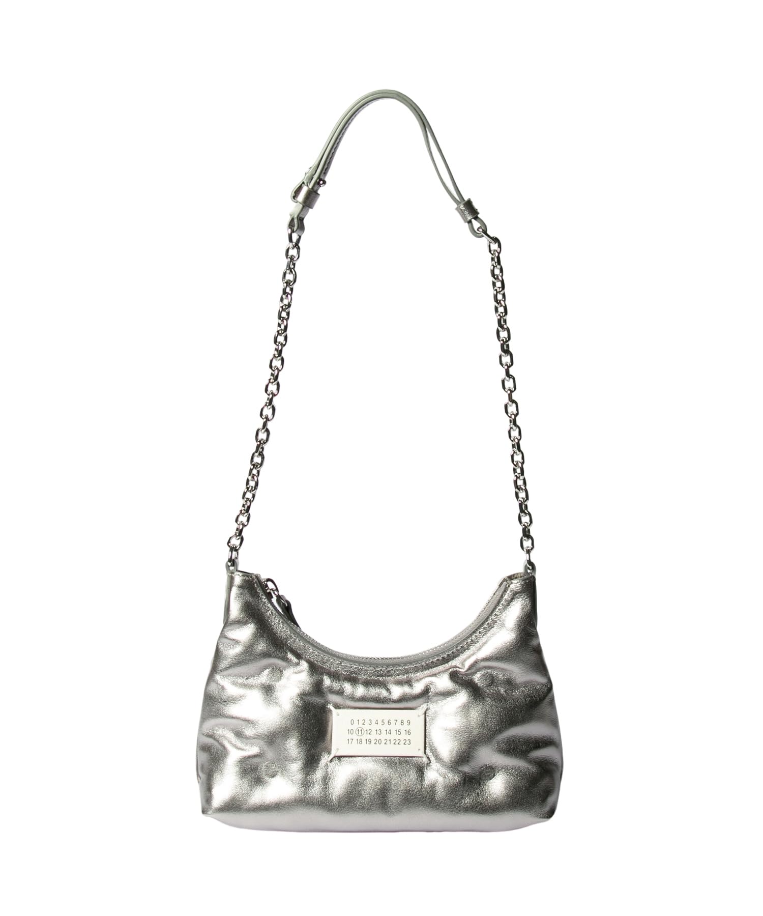 

Maison Margiela GLAM SLAM Metallic Grey Shoulder Bag SB1WG0021P6748 Women s [Used]