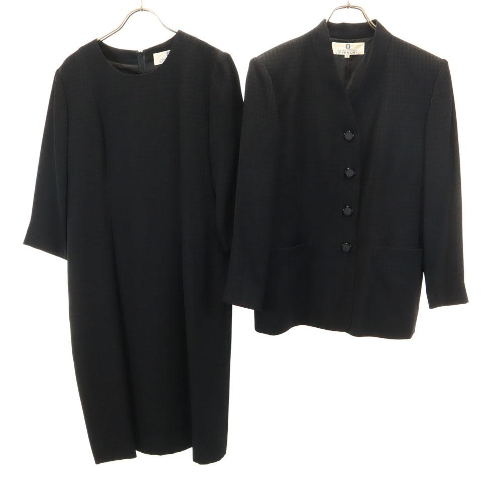 Givenchy 90s Made In Japan Old 7 Minutes Sleeve One Piece 12 2 Piece Set Women Used