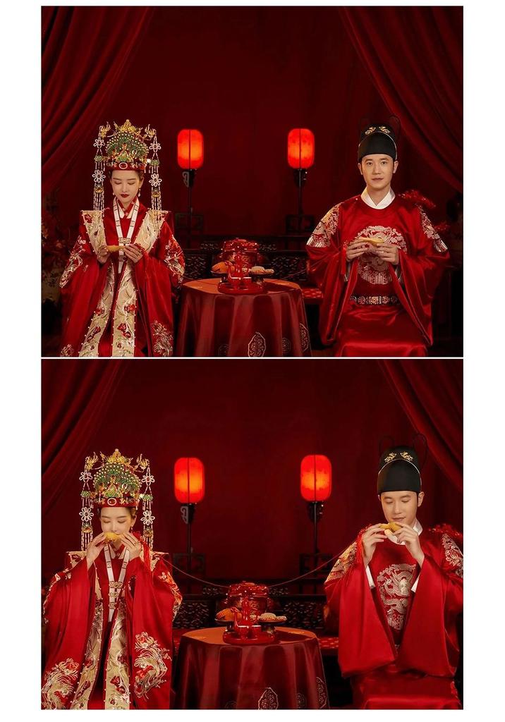 Ming Dynasty Xiuhefu Wedding Dress and Phoenix Crown – Chinese Bride's Traditional Formal Wear