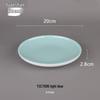 Creative Solid Color Melamine Plate – Faux Porcelain Round Tableware for Home or Hotel Use