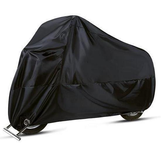 Silver Coated Motorcycle & Bicycle Cover - Sun, Rain & Dust Protection, Car & Electric Vehicle Compatible