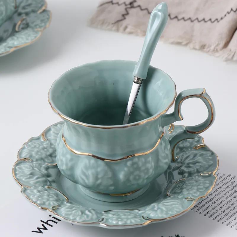 Tasse A Cafe Fleur Tasse A The Ensemble Menage Petit Luxe Style Europeen British American Simple Ins Drinking Cup Nordique Haut De Gamme Acheter A Prix Bas Livraison Gratuite Avis Reels