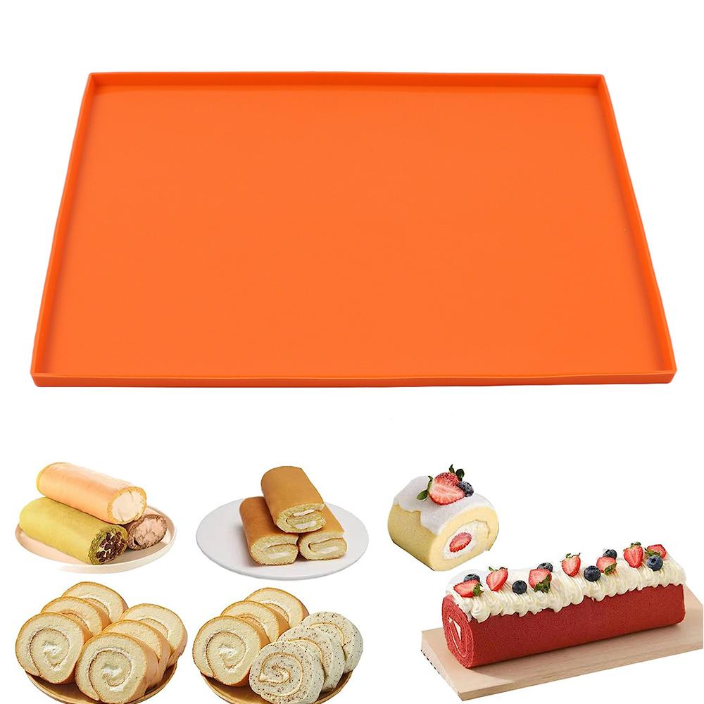 Swiss Roll Silicone Baking Mat Non-Stick Cake Pad Tray Bakeware Baking Pastry Tools