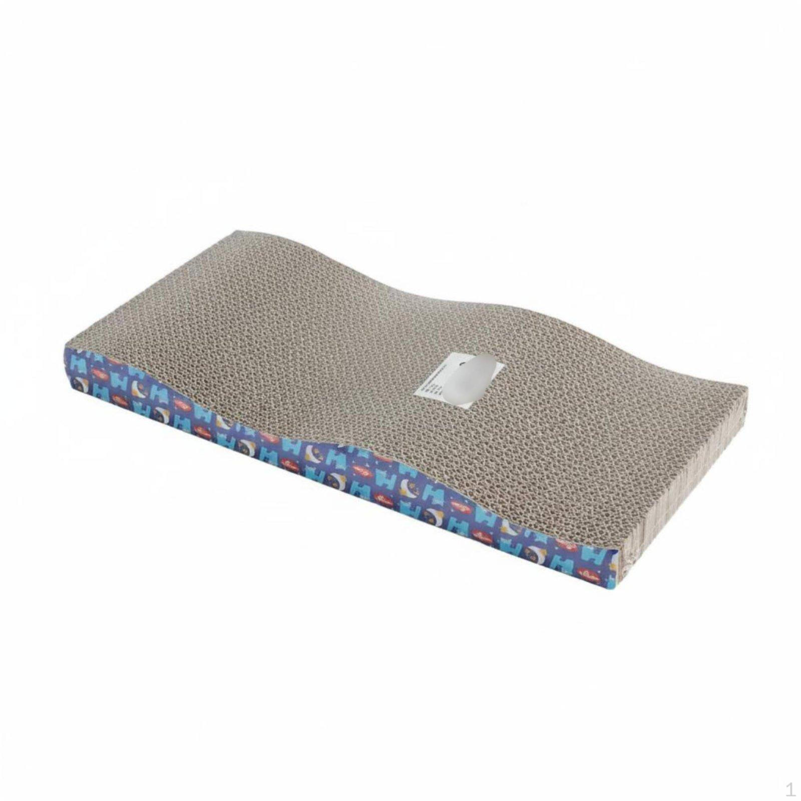 Corrugated Cardboard Scratcher Defends Furniture Cat Wavy Scratch Pad for